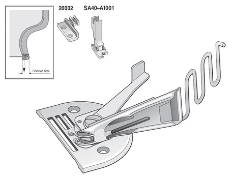 Suisei A10X36 Right Angle Bias Binder Set 36mm to 10mm