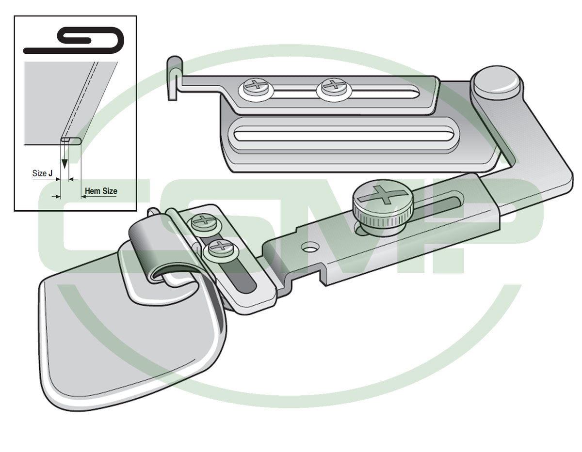 Suisei A11X50 J-Type Double Upturn Swing Hemmer 50mm