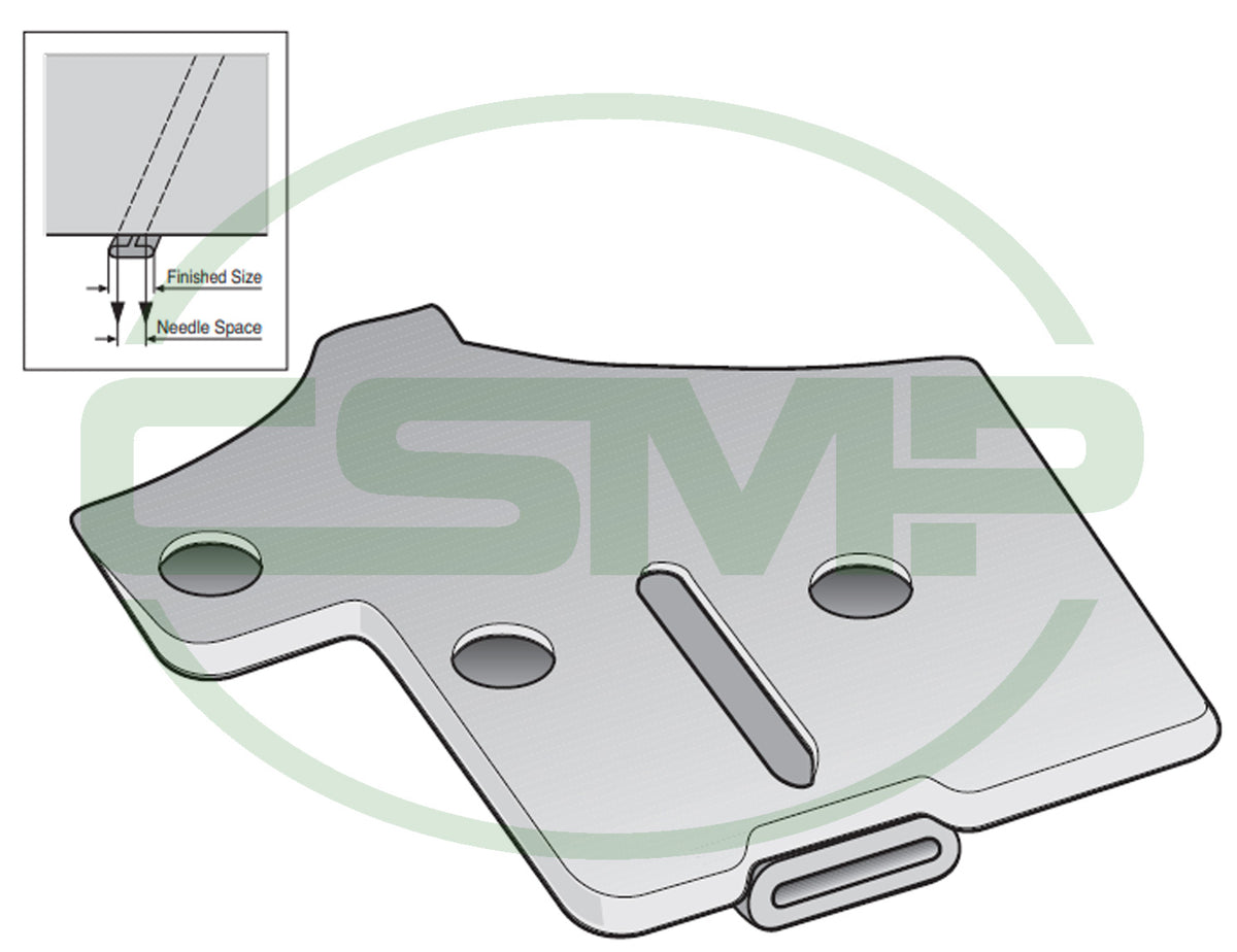 Suisei A41X1/8 Two Needle Stripper Folder with Cover Plate 1/8" (3.2mm)