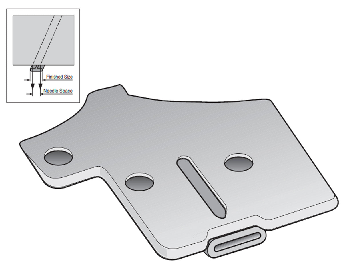Suisei A41X5/16 Two Needle Stripper Folder with Cover Plate 5/16" (7.9mm)