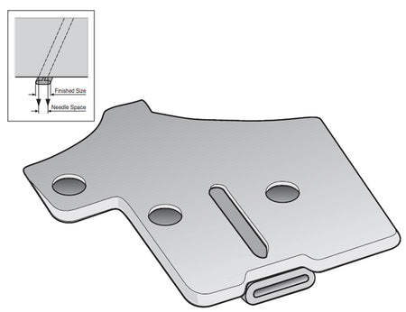 Suisei A41X5/16 Two Needle Stripper Folder with Cover Plate 5/16" (7.9mm)