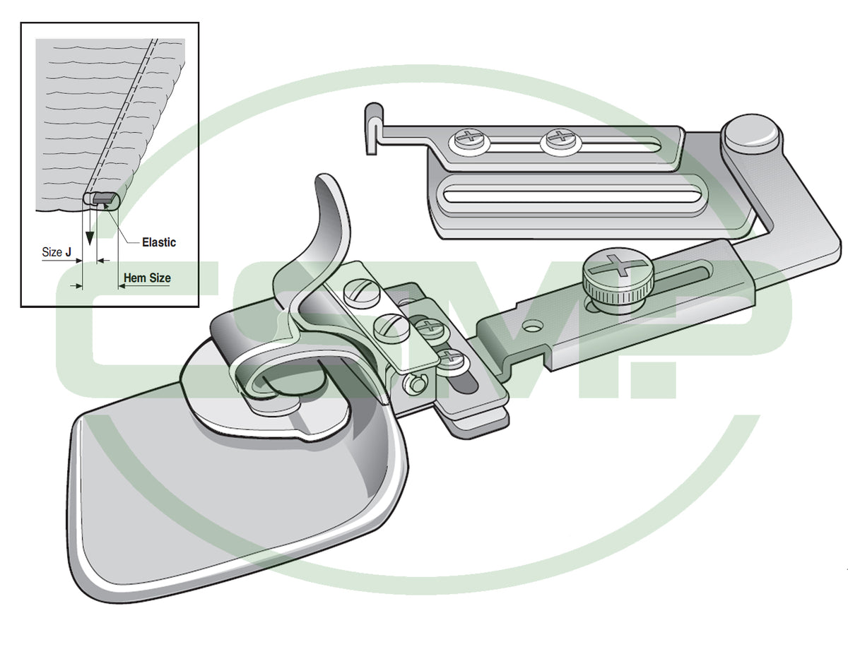 Suisei A43LX16 Latch Elastic Hemmer 16mm