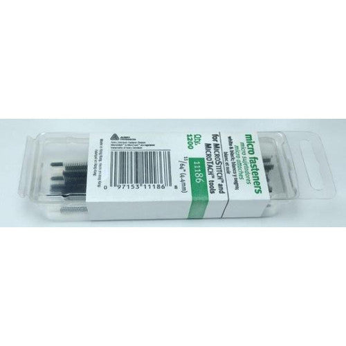 11/64" (4.4Mm) Black & White Micro Fasteners - Avery-Dennison #D11186