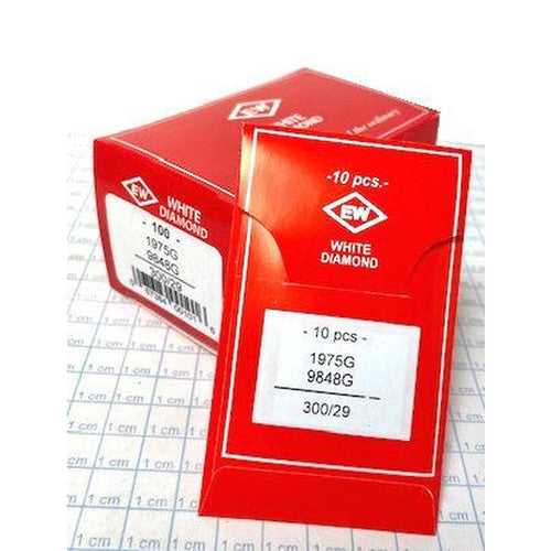 Ew9848G#300/29 Needles - EW White Diamond #1975G #120