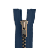 YKK #10 Antique Brass Jacket Zipper