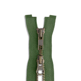 YKK #5 Antique Brass Two-Way Jacket Zipper