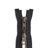 YKK #5 Antique Brass Two-Way Jacket Zipper