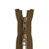 YKK #5 Antique Brass Two-Way Jacket Zipper