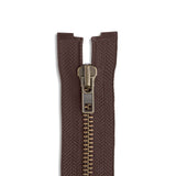 YKK #7 Antique Brass Jacket Zipper
