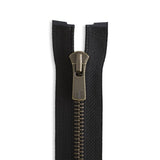 YKK Excella #5 Antique Brass Jacket Zipper