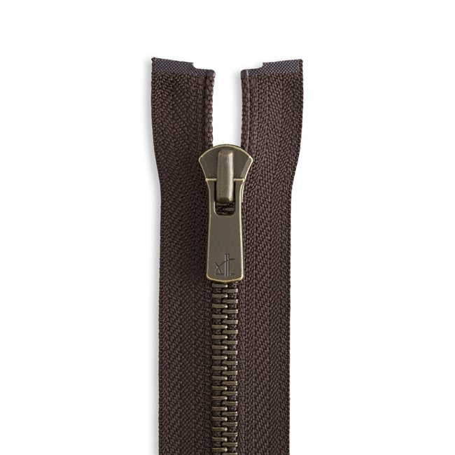 YKK Excella #5 Antique Brass Jacket Zipper