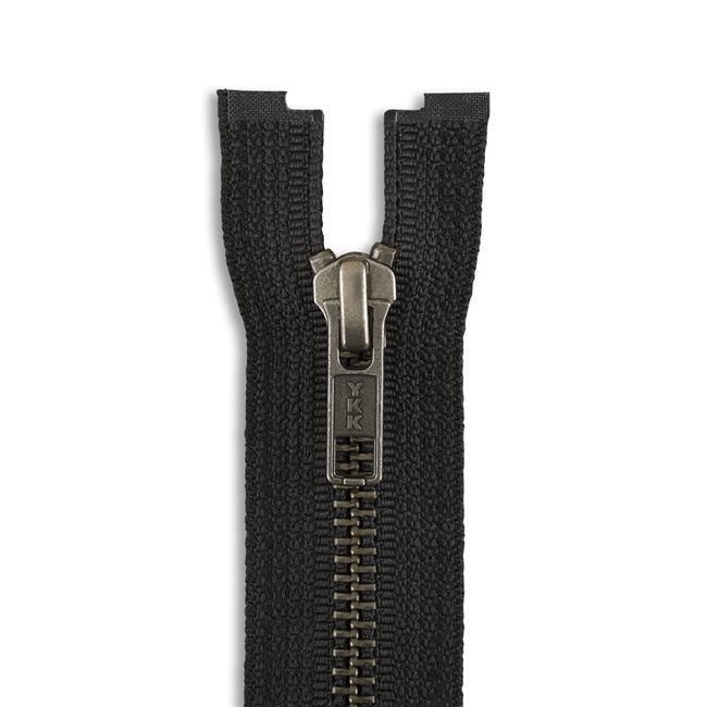 YKK #5 Antique Nickel Jacket Zipper
