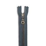 YKK #4.5 Antique Nickel Donut Pull Bag Zipper