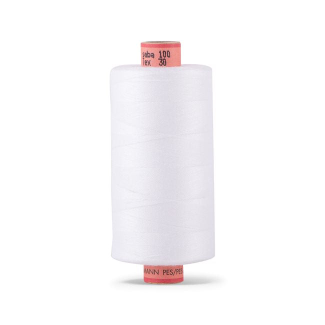 Amann Saba All-Purpose Poly Wrapped Poly Core Thread - Tex 30 - 1,093 yds.