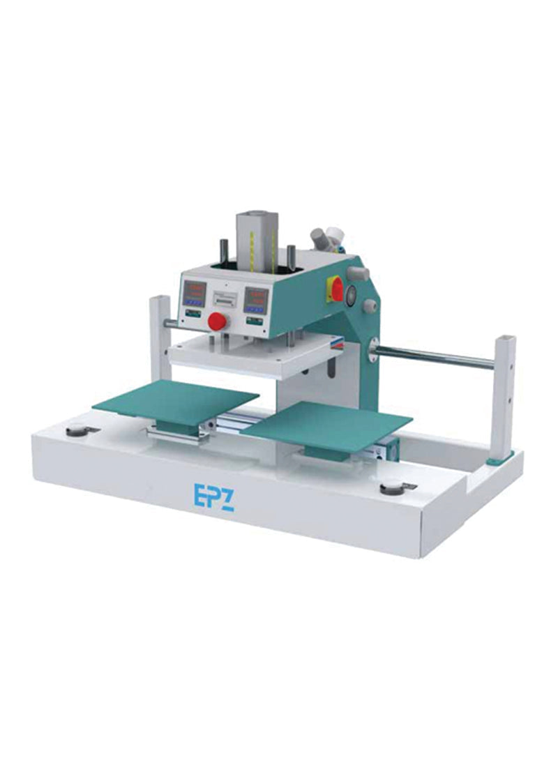 25x25 cm Pneumatic Desktop Moving Head Transfer Printing Press