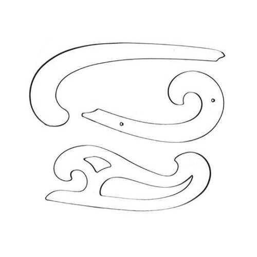 3-Clear Pl Fr Curves - Generic #FG10-000