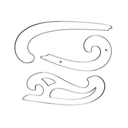 3-Clear Pl Fr Curves - Generic #FG10-000