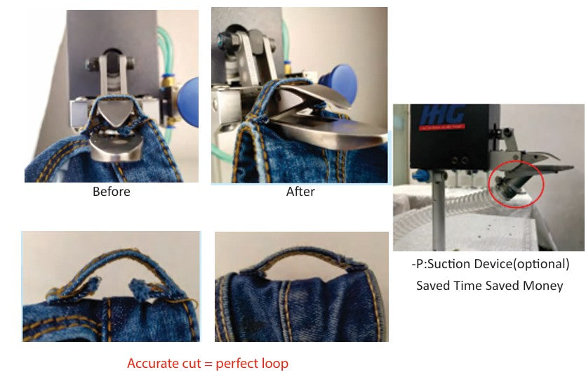 Belt Loop Thread Trimmer Machine