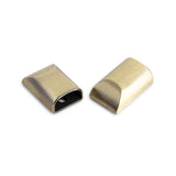Metal Cord Ends & Zipper Ends Bag Hardware - 17mm - 4/Pack - Gold