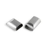 Metal Cord Ends & Zipper Ends Bag Hardware - 17mm - 4/Pack - Gold
