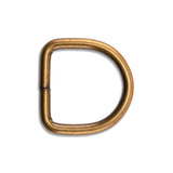 1/2" D-Rings Bag Hardware - 4/Pack - Gold
