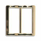 Wide Mouth Strap Sliders Bag Hardware - 3/4" - 2/Pack - Gold