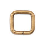 Rectangle Rings Bag Hardware - 1/2" - 4/Pack - Gold