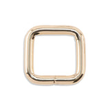 Rectangle Rings Bag Hardware - 1/2" - 4/Pack - Gold