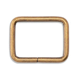 Rectangle Rings Bag Hardware - 1/2" - 4/Pack - Gold