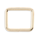 Rectangle Rings Bag Hardware - 1/2" - 4/Pack - Gold