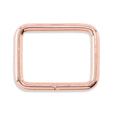 Rectangle Rings Bag Hardware - 1/2" - 4/Pack - Gold