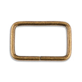 Rectangle Rings Bag Hardware - 1/2" - 4/Pack - Gold