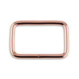 Rectangle Rings Bag Hardware - 1/2" - 4/Pack - Gold