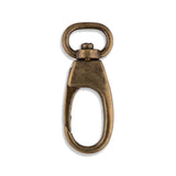 1/2" Oval Swivel Hooks Bag Hardware - 2/Pack - Matte Black