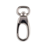 1/2" Oval Swivel Hooks Bag Hardware - 2/Pack - Matte Black