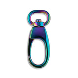 1/2" Oval Swivel Hooks Bag Hardware - 2/Pack - Matte Black