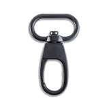 1/2" Oval Swivel Hooks Bag Hardware - 2/Pack - Matte Black