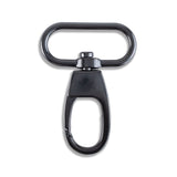 1/2" Oval Swivel Hooks Bag Hardware - 2/Pack - Matte Black