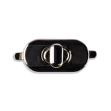Oval Turn Locks Bag Hardware - 1 3/8" X 3/4" - Gold