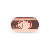 Oval Turn Locks Bag Hardware - 1 3/8" X 3/4" - Gold