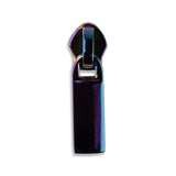 #5 Metallic Nylon Rectangle Zipper Pulls