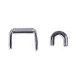 #5 Metallic Nylon Coil Zipper Top & Bottom Stops - 25 Sets