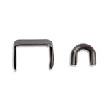 #5 Metallic Nylon Coil Zipper Top & Bottom Stops - 25 Sets