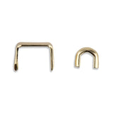 #5 Metallic Nylon Coil Zipper Top & Bottom Stops - 25 Sets