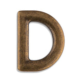 1/2" Square D-Ring Bag Hardware - 4/Pack - Matte Black