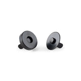 Thick Round Magnetic Snaps Bag Hardware - 1/2" - Matte Black