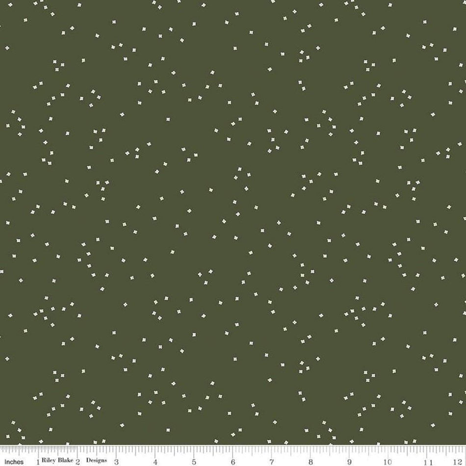 Blossom Fabric - Chive