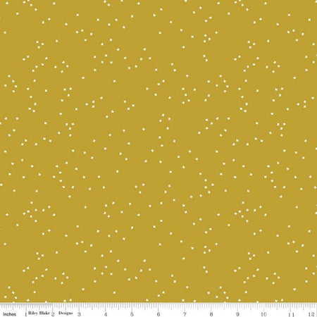 Blossom Fabric - Curry