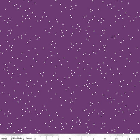 Blossom Fabric - Eggplant