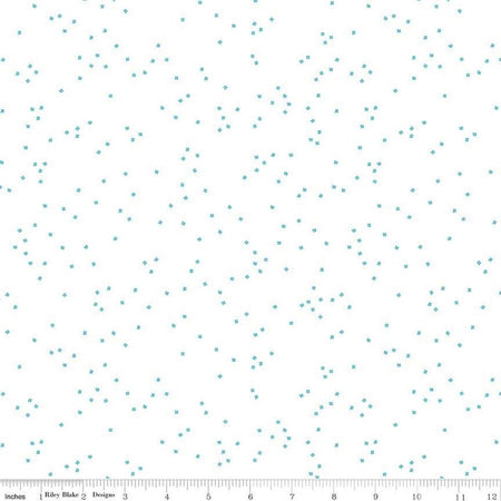 Blossom On White Peacock Fabric